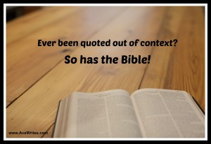 Bible - context