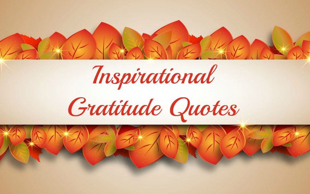 Inspirational Thanksgiving Gratitude Quotes