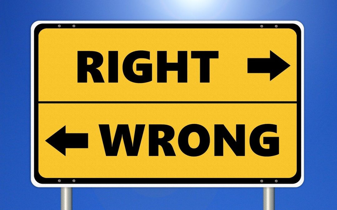 Right and Wrong Choices