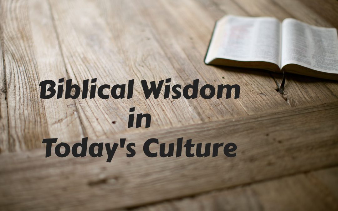 Biblical Wisdom in Engaging Culture