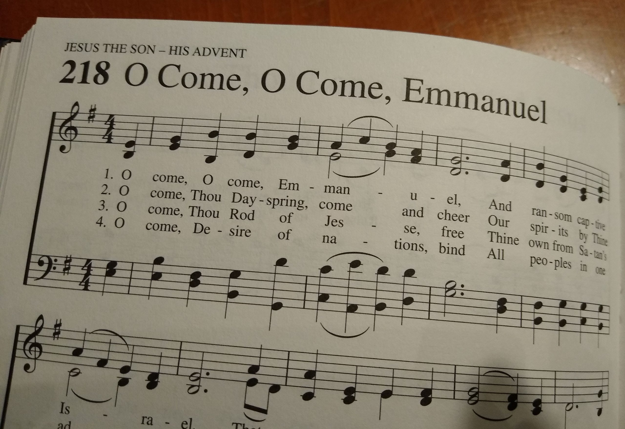 O Come O Come Emmanuel