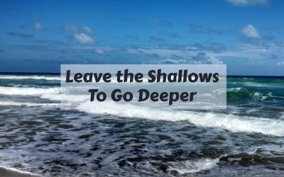 Leave the Shallows to Go Deeper