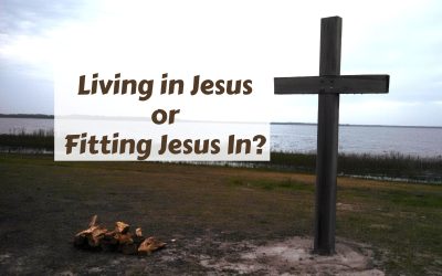 Living in Jesus or Fitting Jesus In?