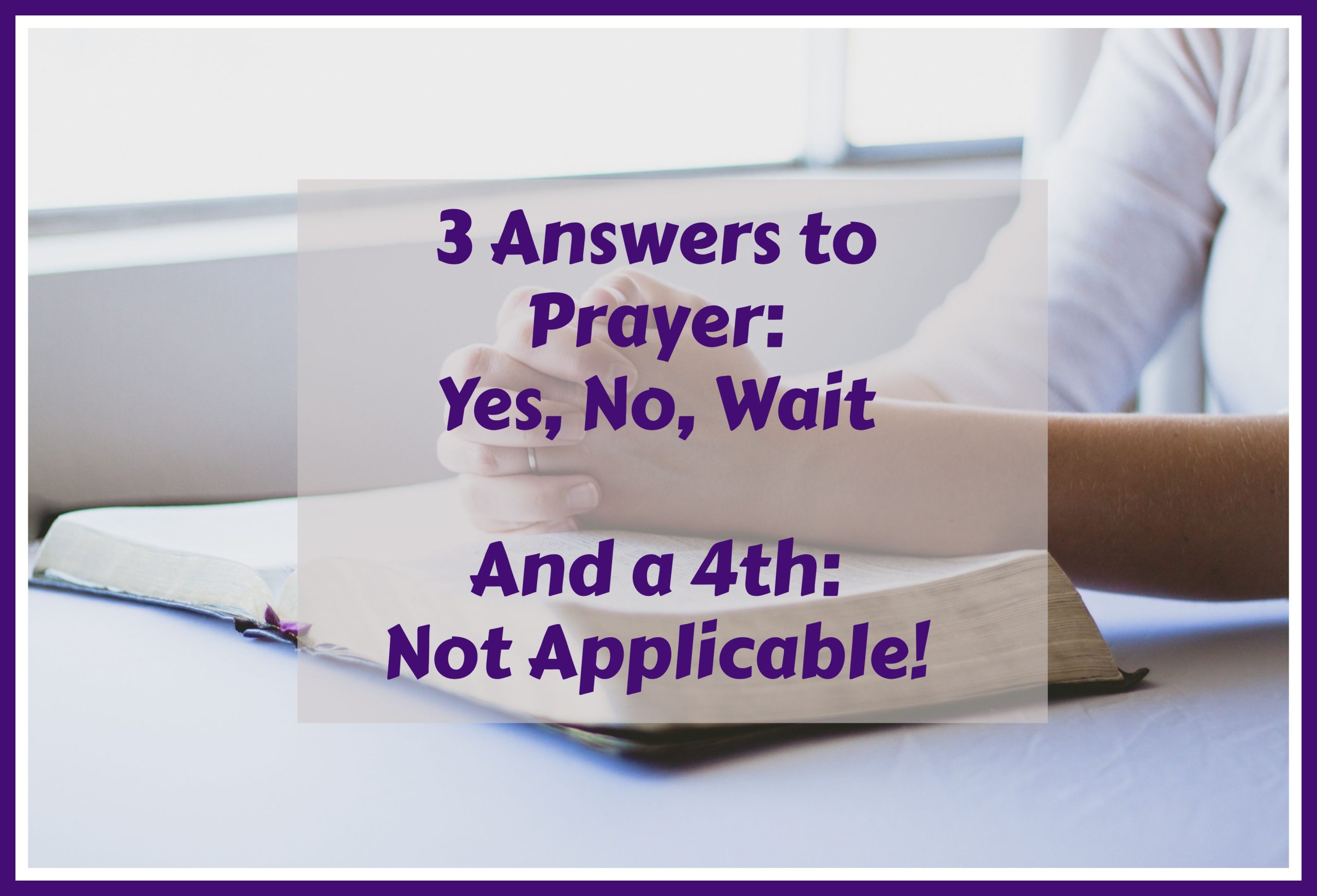 Answers to prayer